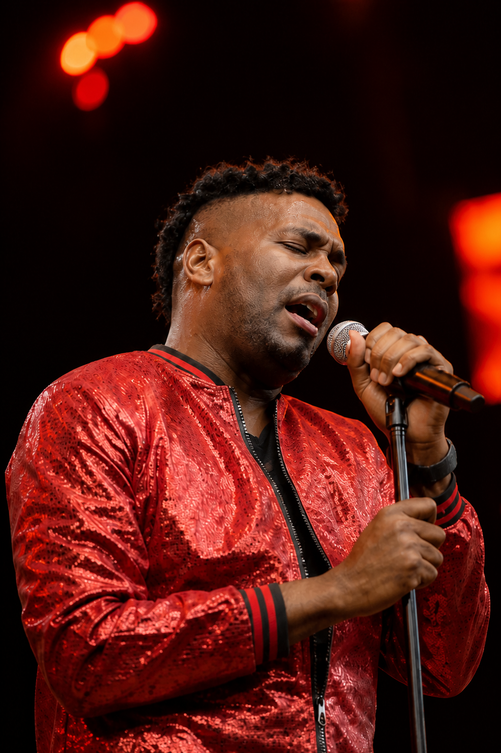 Sherwinn Dupes Brice performing live